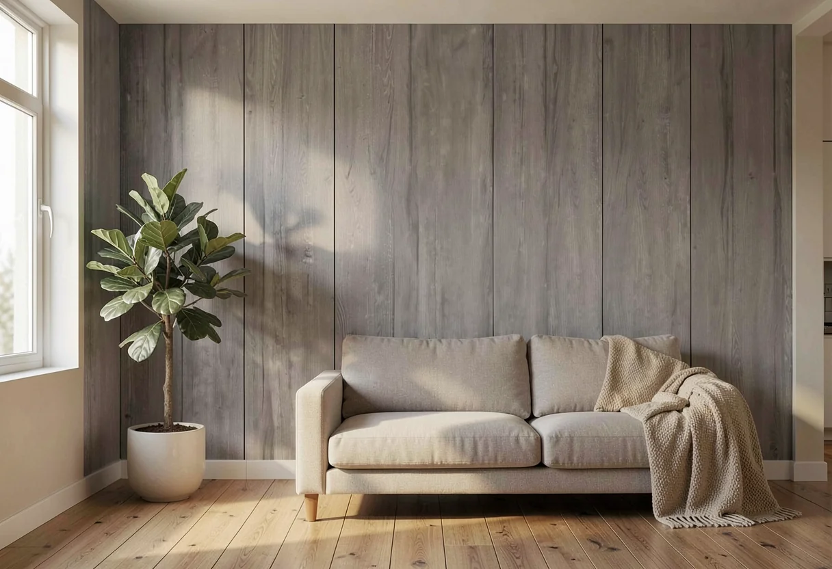 Фибробетон BYJAX-DREVESNO-BETONNAYA-PLITA-NORDIC-GREY в интерьере