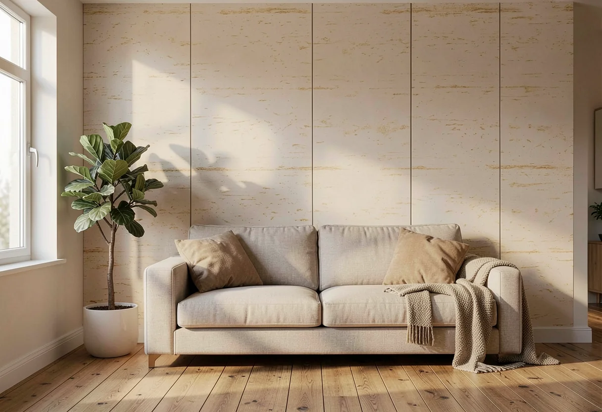 Травертин BYJAX-TRAVERTIN-WHITE-GOLDEN-1112 в интерьере
