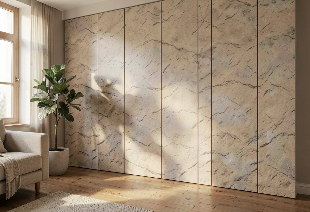Рустика FOMI-DEVINE-MUSHROON-STONE-TUNGUSKA-YELLOW в интерьере