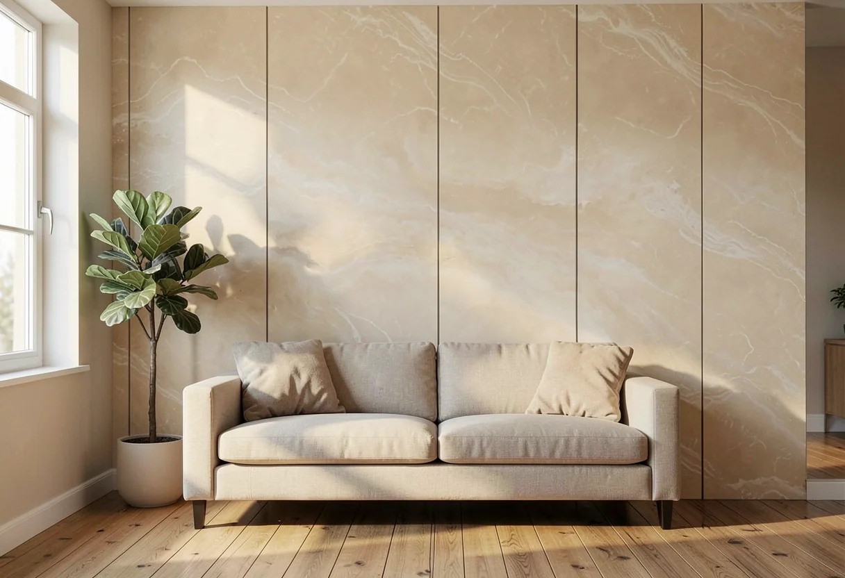 Мрамор FOMI-MARBLE-ANDES-GOLD в интерьере