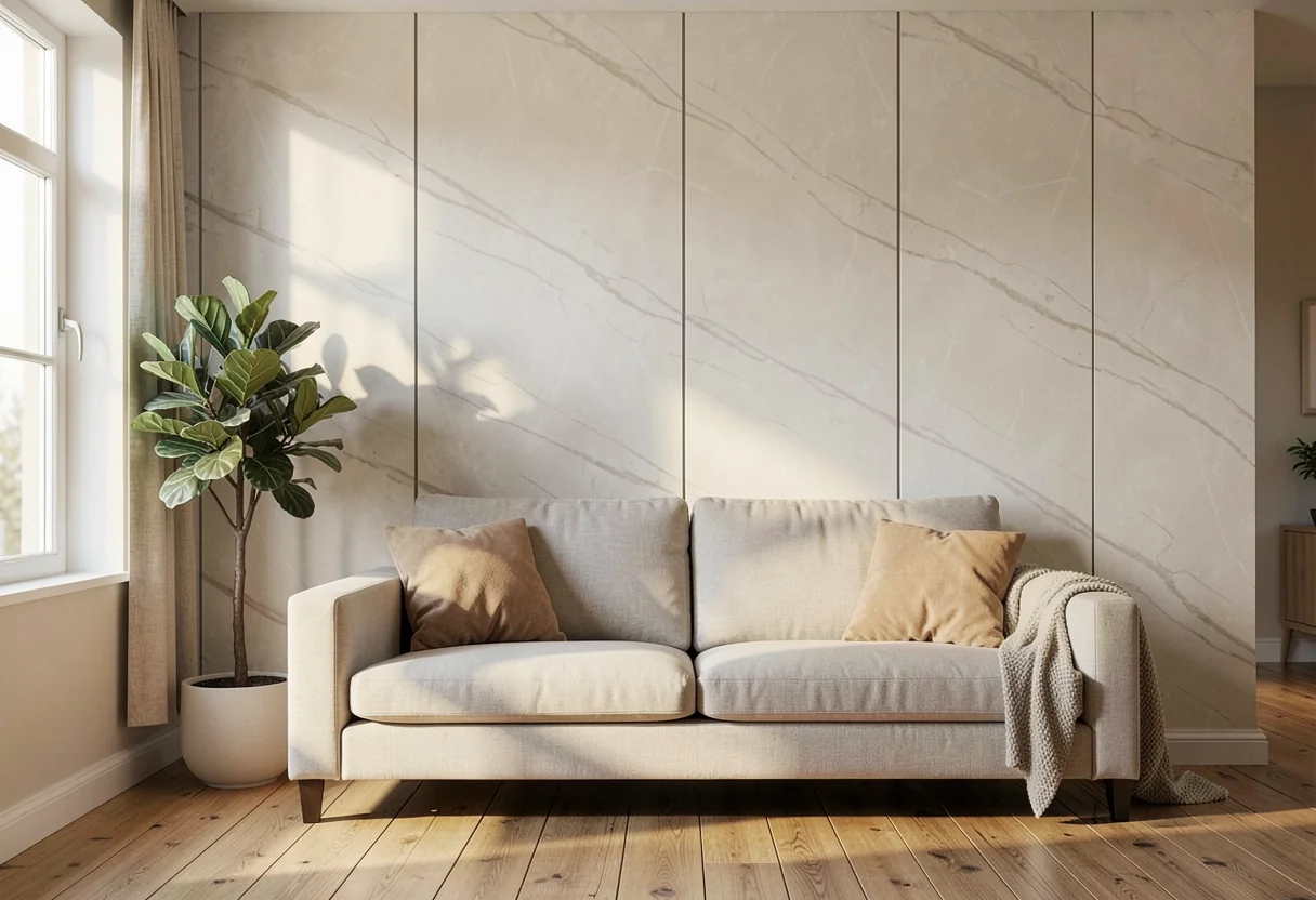 Мрамор FOMI-MARBLE-CASTOL-WHITE в интерьере