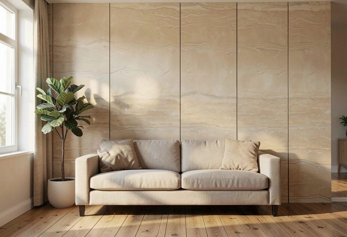 Мрамор FOMI-MARBLE-SALENTO-YELLOW в интерьере
