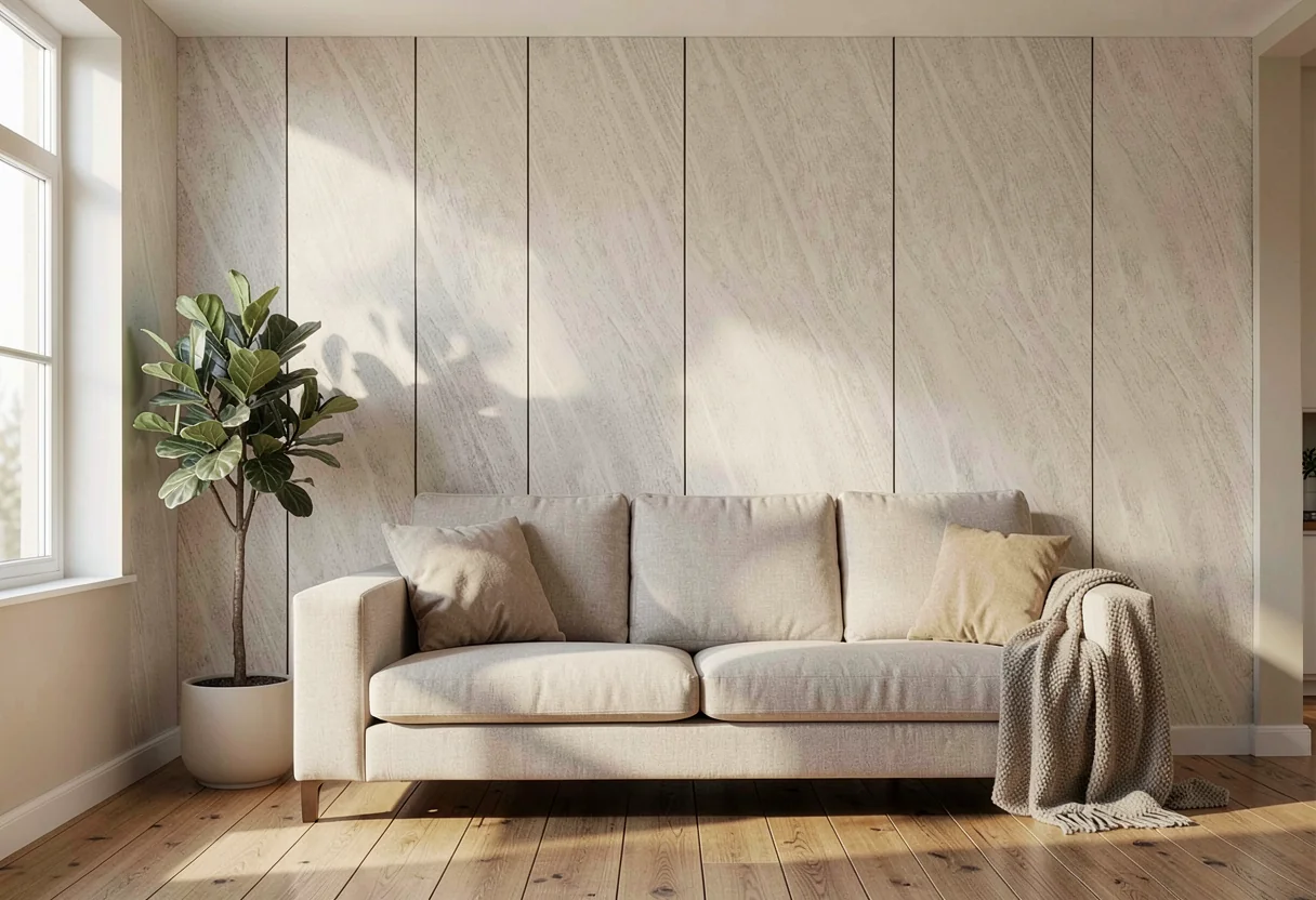 Океанический травертин FOMI-OCEANIC-TRAVERTINE-MOONLIGHT-WHITE-2 в интерьере