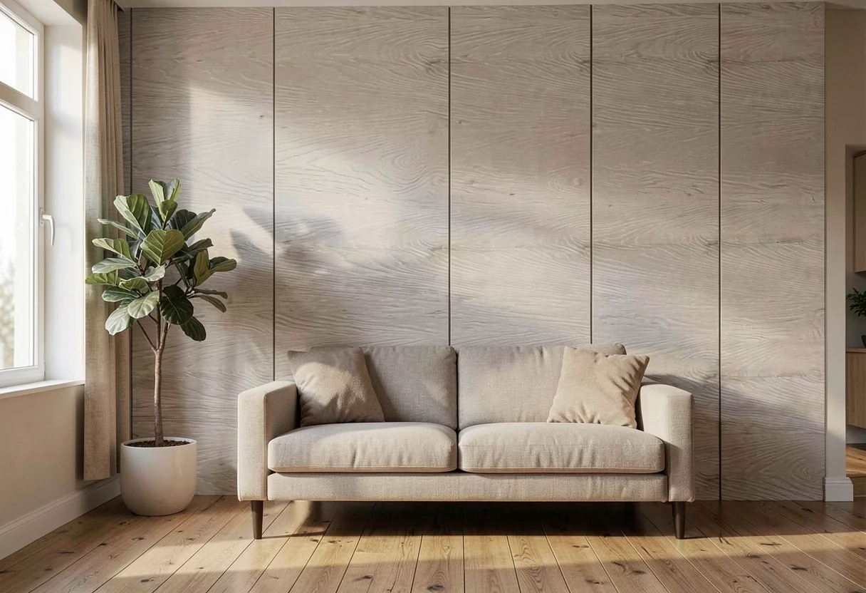 Натуральное дерево FOMI-ORIGINAL-WOOD-CAESIOUS в интерьере