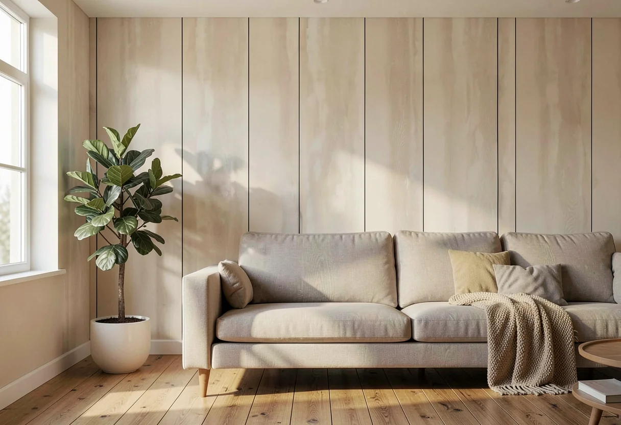 Полированное дерево FOMI-POLISHED-WOOD-PERTH-WHITE в интерьере