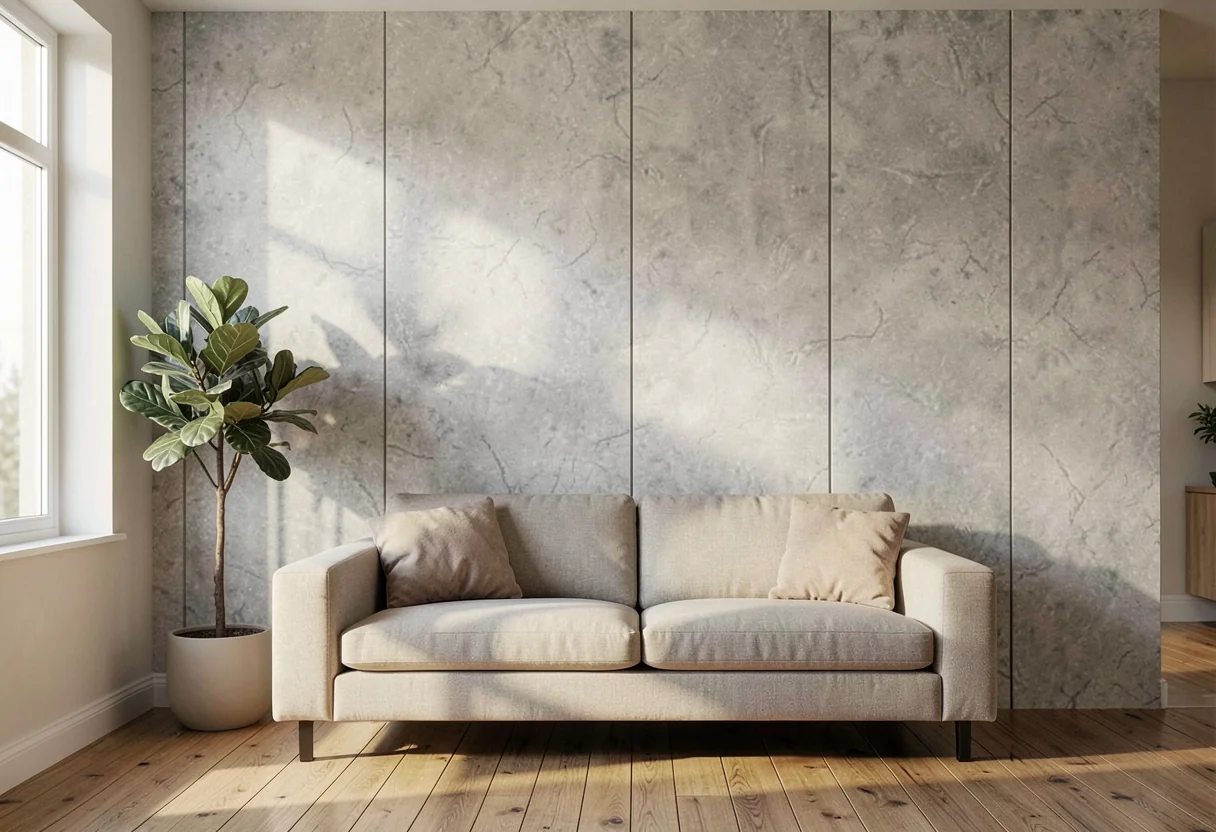 Борозда FOMI-RIDGED-STONE-GREYISH-BROWN в интерьере