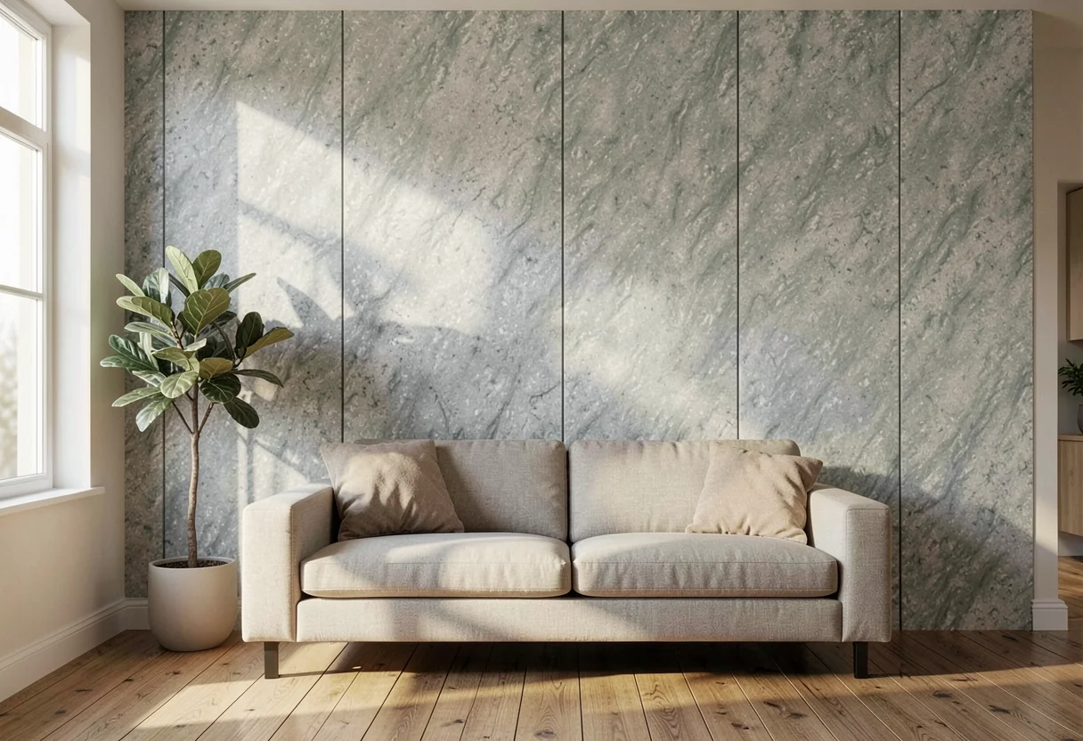 Грубый камень FOMI-ROUGHT-SURFACE-GREYISH-BROWN в интерьере